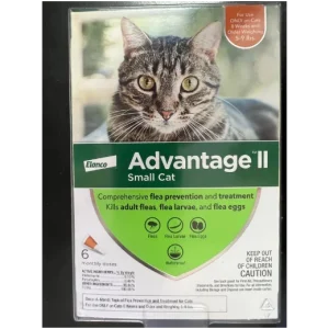 Elanco Advantage II Small Cat 5-9 lb Flea Prevention & Treatment 6 Dose 2161