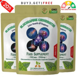 Glucosamine & Chondroitin Sulphate Complex – MSM + Vitamin C – 1700mg