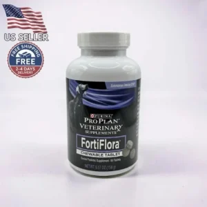 Purina Pro Plan FortiFlora Probiotic Supplement For DOGS | 90 Chewable Tablets
