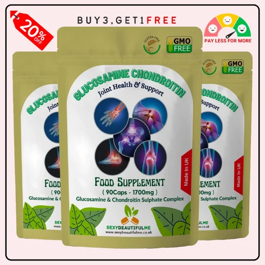 Glucosamine & Chondroitin Sulphate Complex – MSM + Vitamin C – 1700mg - Image 2