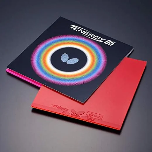 Butterfly Tenergy 05 Table Tennis Rubber | 1.7, 1.9, or 2.1 mm | Red or Black | 1 Sheet | Professional Table Tennis Rubber - Image 2