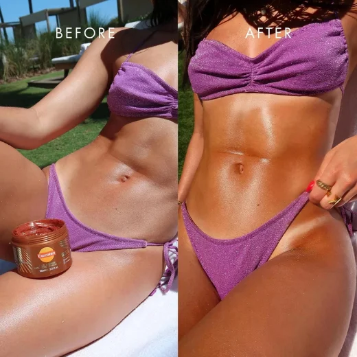 Carroten Gold Shimmer Intensive Tanning Gel SPF0 5.07 fl oz - Made in Greece - Image 2
