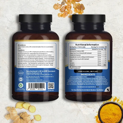 Glucosamine and Chondroitin Complex – 200 Tablets | 8 Nutrition for Joint Care - Image 3