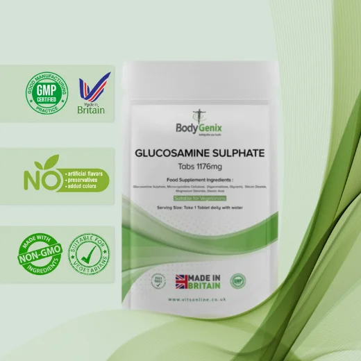 Glucosamine Sulphate 1176mg Tablets Bone and Cartilage Support Food Supplement - Image 3