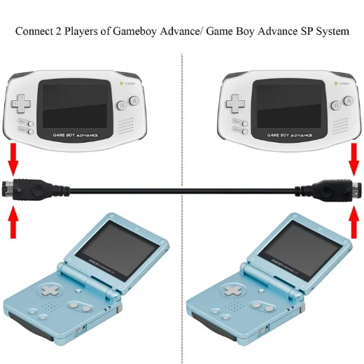TESTED GameBoy Link Cable Advance SP GBA Nintendo Pokemon Connect Trade Evolve - Image 3