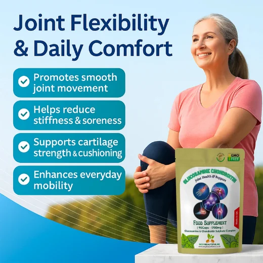 Glucosamine & Chondroitin Sulphate Complex – MSM + Vitamin C – 1700mg - Image 4