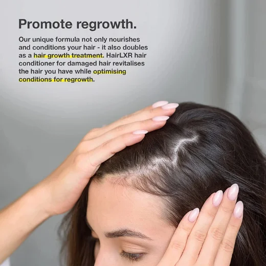 Regrowth Hair Conditioner 300ml Dry Damaged Reduces Breakage HairLXR Dermz - Image 7