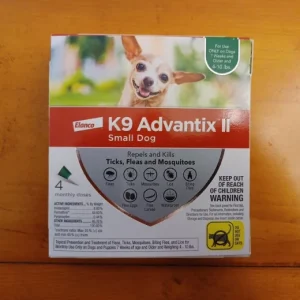 K9 Advantix II Flea Medicine Small Dog 4 Month Supply Pack K-9 4-10 lbs
